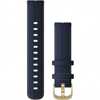 Ремешок GARMIN QUICK RELEASE BAND 18MM NAVY LEATHER/LIGHT GOLD Ремешок GARMIN QUICK RELEASE BAND 18MM NAVY LEATHER/LIGHT GOLD