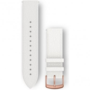 Ремешок GARMIN QUICK RELEASE BANDS (20 MM) WHITE ITALIAN LEATHER WITH ROSE GOLD HARDWARE Ремешок GARMIN QUICK RELEASE BANDS (20 MM) WHITE ITALIAN LEATHER WITH ROSE GOLD HARDWARE